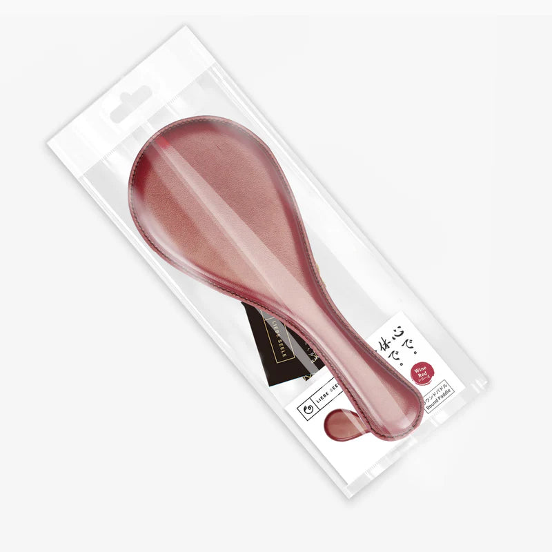 Paddle redonda em couro (Red Wine)