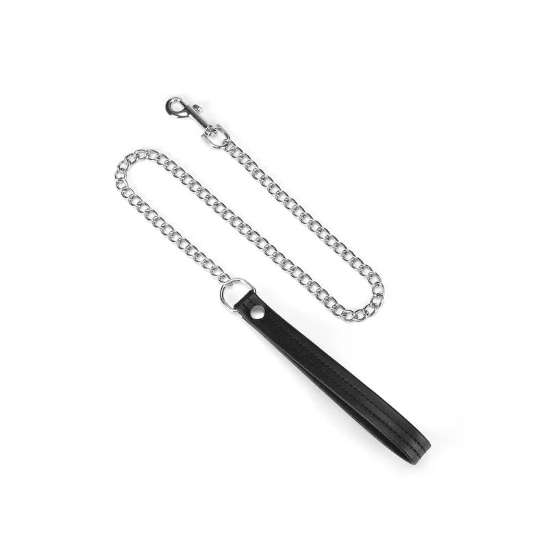 Colar preto com trela (Black Bond)
