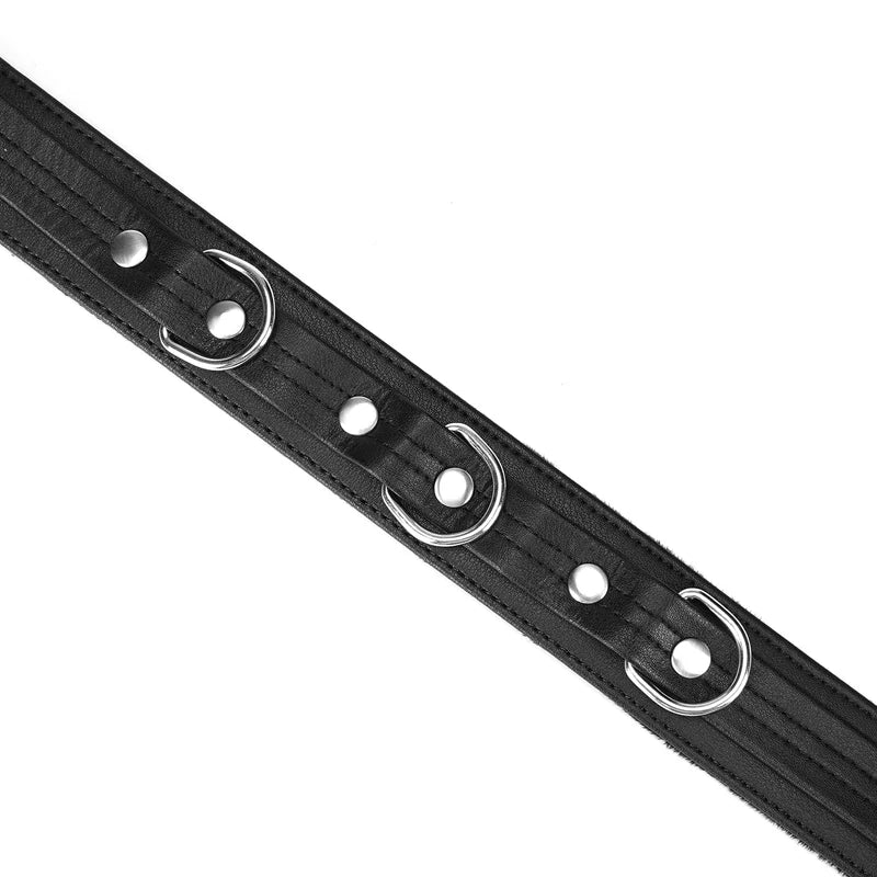 Colar preto com trela (Black Bond)