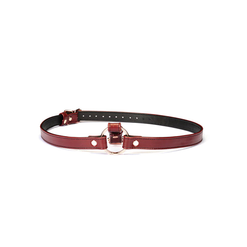 Arnês cintura em Couro (Wine Red)