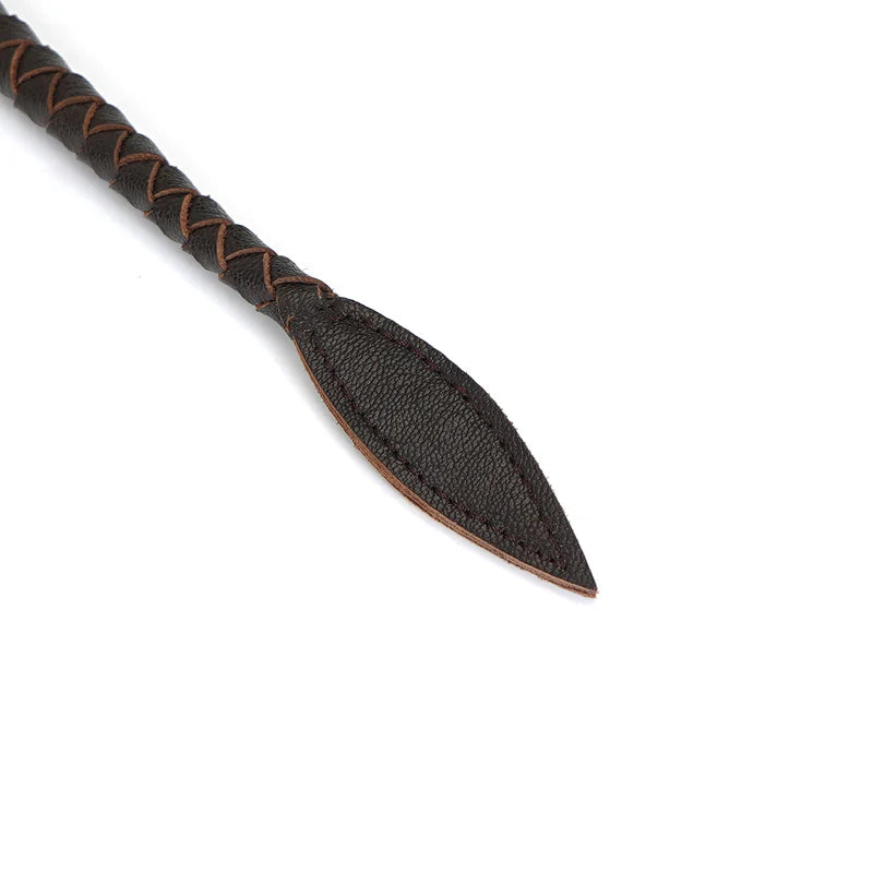 Cat O'Nine Tails Whip in Wine Red Leather