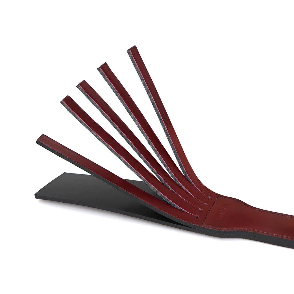 Red Wine Leather Paddle