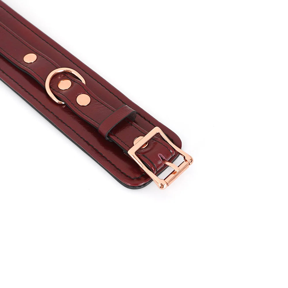 Algemas em couro (Wine Red)