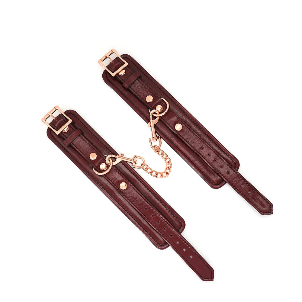 Algemas em couro (Wine Red)