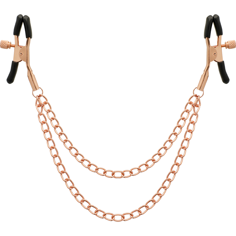 Clamps de mamilos com corrente