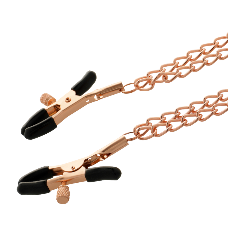 Clamps de mamilos com corrente