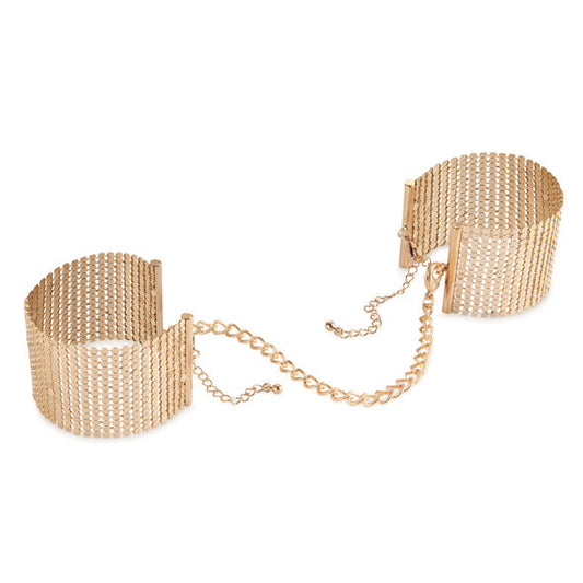 Désir Métallique mesh cuffs