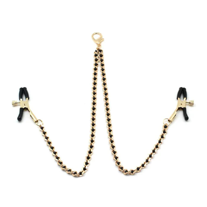 Clamps de mamilos com corrente