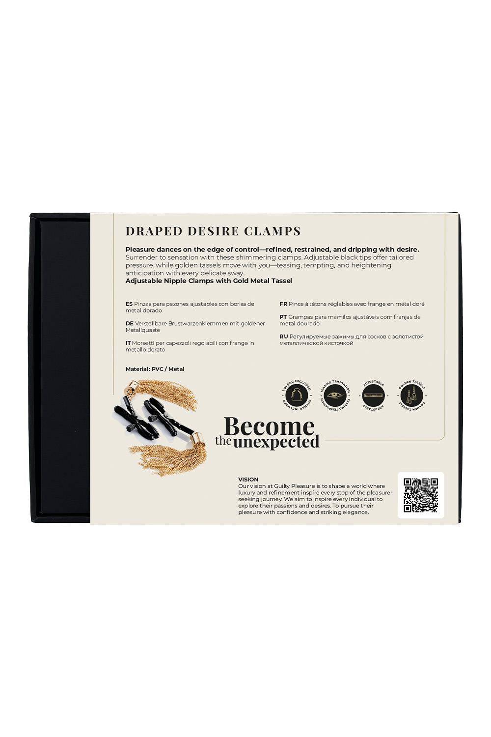 Clamps de mamilos Draped Desire