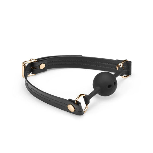 Mordaça com bola em silicone (Dark Candy)