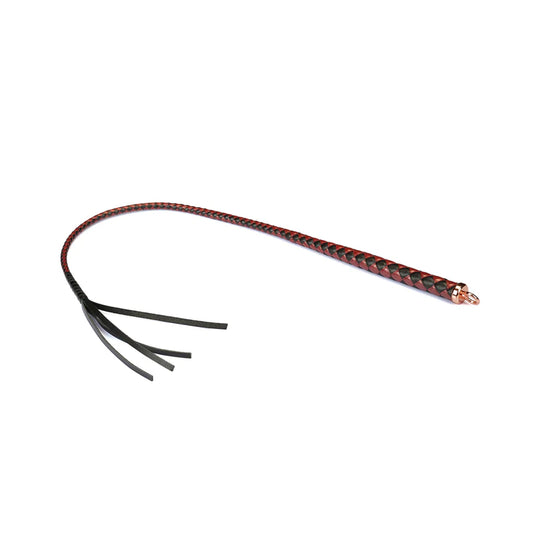 Chicote Bullwhip em couro (Wine Red)