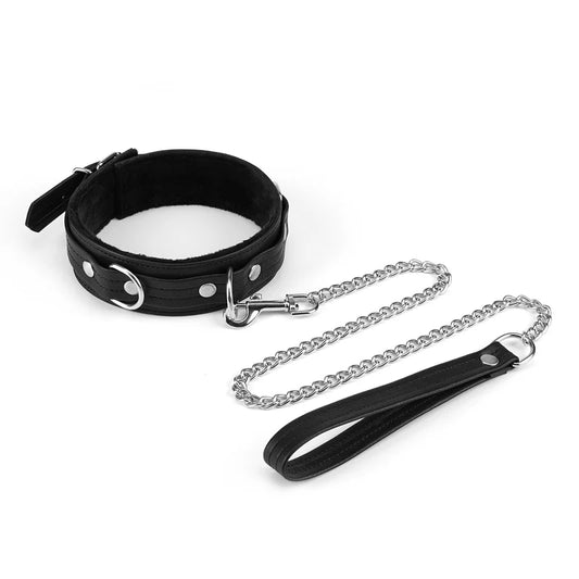 Colar preto com trela (Black Bond)