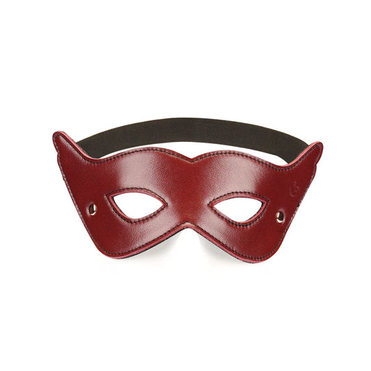 Máscara em couro (Wine Red)