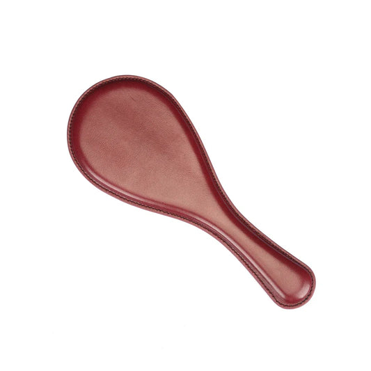 Paddle redonda em couro (Red Wine)