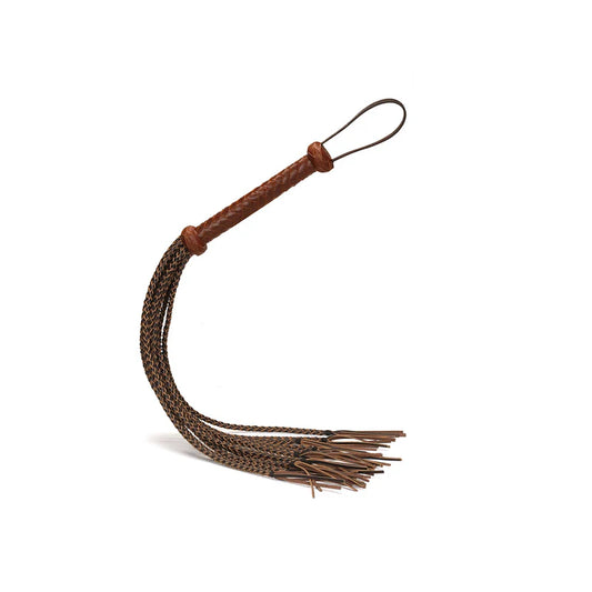 Flogger Cat O'Nine em couro (The Equestrian)