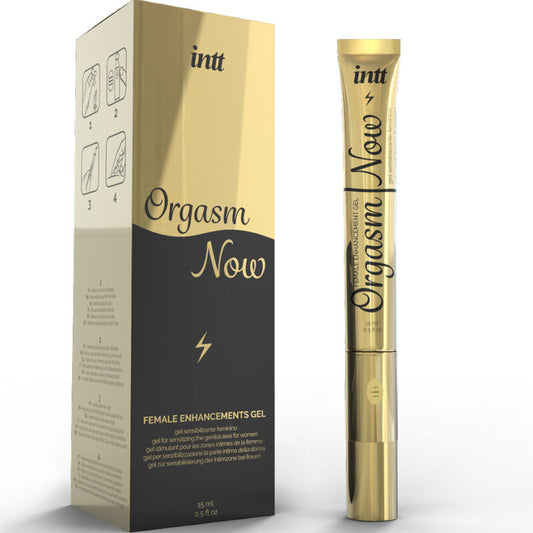 Gel estimulante com aplicador vibrador, Orgasm Now