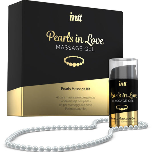Pearls in Love, colar de pérolas e gel de silicone