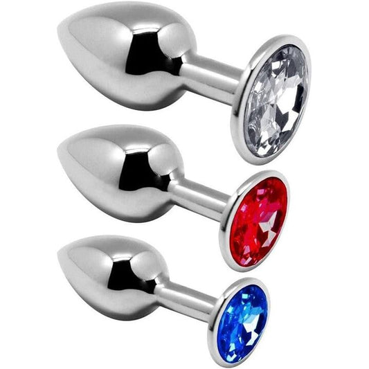 Conjunto de plugs anais metal