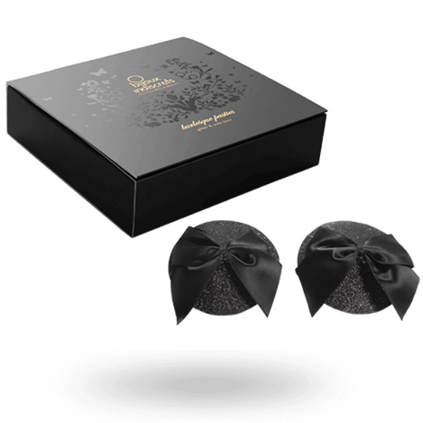 Black Burlesque Nipple Covers